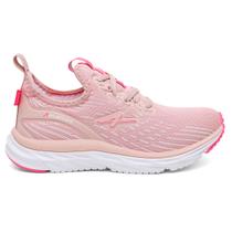 Tenis Rosa Feminino Esportivo Urbano Academia Corrida Fitness Treino Box Original Solado Branco leve