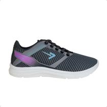 Tênis Running Feminino Box 200 Cinza