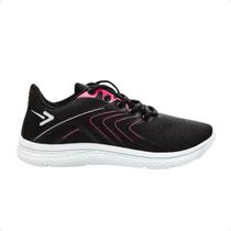 Tênis Running Feminino Box 200 Preto E Pink