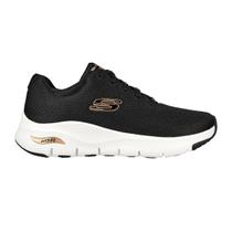 Tênis Running Feminino Skechers Arch Fit Big Appea Preto