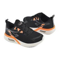 Tênis Running Infantil Box 200 Preto E Laranja