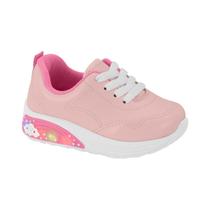 Tênis Running Infantil Led Molekinha Rosa