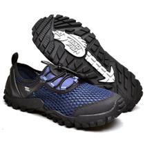 Tênis Running Masculino Esporte Elástico Ajustável Conforto