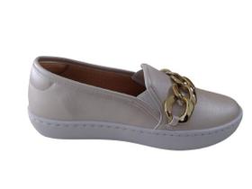 Tênis Santinelli Casual Slip On 1448025 Perola