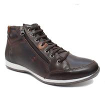 Tenis Sapatenis Cano Médio Masculino Casual Couro CEU-NETONY Tenis Sapatenis Cano Médio Masculino Casual Couro CEU-NETONY