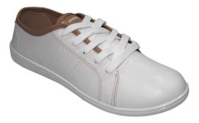 Tênis Sapatênis Casual Feminino Moleca 5605.439 Preto Napa 35