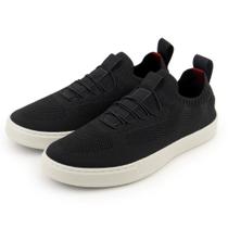 Tenis Sapatenis Casual Masculino Palmilha PU Gel Macia Solado Borracha Confortavel Ajuste Elastico Tenis Sapatenis Casual Masculino Palmilha PU Gel Macia Solado Borracha Confortavel Ajuste Elastico