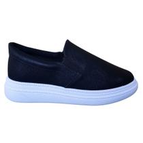 Tenis Sapatenis Casual Slip On Moleca Solado Maior Moleca 5816.103