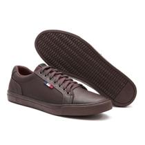 Tenis Sapatenis Classico Masculino Casual Elegante Legitmo All Black Café