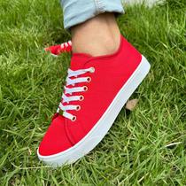 Tênis Sapatênis Feminino Casual Costurinha Leve Confortável