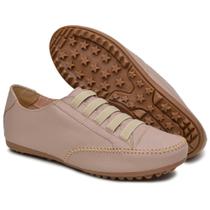 Tênis Sapatênis Feminino Super Confortável Couro Original - ONIX SHOES