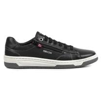 Tenis Sapatênis Ferracini VOX Casual Masculino Couro Preto