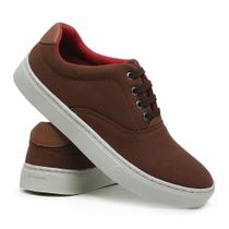 Tênis Sapatenis Masculino Casual Cano Baixo Alto Conforto - Skalvin Tênis Sapatenis Masculino Casual Cano Baixo Alto Conforto - Skalvin