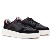 Tênis Sapatenis Masculino Casual Couro Confortável Estilo