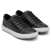 Tenis Sapatenis Masculino Casual Em Couro e Palmilha em Gel Confortável Lançamento 002 Ref 6204 TR