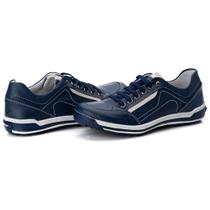 Tenis Sapatenis Masculino Ranster Couro Palmilha Gel Comfort