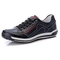 Tenis Sapatenis Masculino Ranster Couro Palmilha Gel Comfort