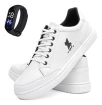 Tênis Sapatenis Polo Plus Masculino Casual Com Relógio Tênis Sapatenis Polo Plus Masculino Casual Com Relógio