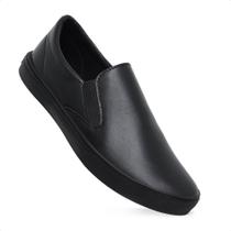 Tênis Sapatênis Slip On Casual Iate Sem Cadarço Calce Fácil Leve Confortável Unissex