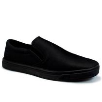 Tênis Sapatênis Slip On Masculino Casual Conforto Lona Mesh