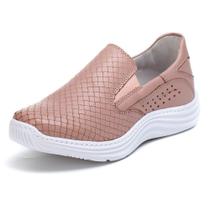 Tênis Sapatenis Slip Top Franca Shoes Rose