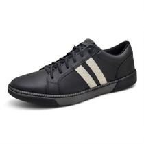 Tênis Sapatenis Vegano Bugatti DIfranca - 50435 - Preto