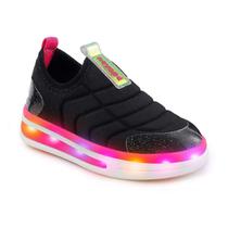 Tênis Sapatilha Infantil Pisca Led Menina - Ref 72001016
