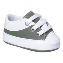 Tenis Sapatinho de Bebe Cadarço Primeiros Passos Confortavel TB56