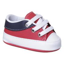 Tenis Sapatinho de Bebe Cadarço Primeiros Passos Confortavel TB56