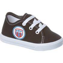 Tenis Sapatinho de Sola Bebe Com cadarço Enfeite