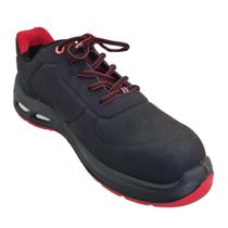 Tênis Sapato Am Detroit Bico Composite Preto/Vermelho Bracol Tênis Sapato Am Detroit Bico Composite Preto/Vermelho Bracol