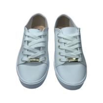 Tênis Sapato Moleca Floather Feminino Com Cadarço Casual Dia A Dia Adulto Confortável Original
