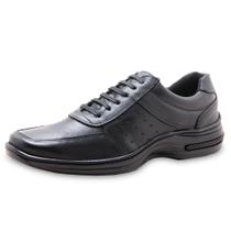 Tênis Sapato Social Couro Masculino Preto Sapatenis Confortável Casual Moda Trabalho Casamento