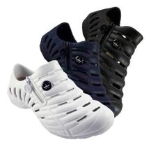 Tênis Seca rápido Sapatilha Babuche King Sandália Unissex Lazer Pesca Jardinagem Passeio 1005 Zíper