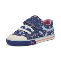Tênis See Kai Run Kristin Girls Navy Denim Stars 10.5