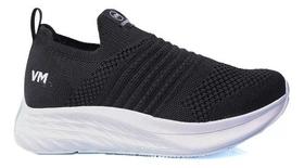 Tênis sem cadarço knit via marte antiderrapante passeio