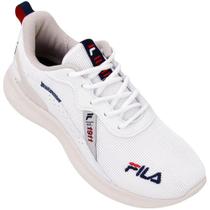 Tenis shine masculino branco/bege/vermelho