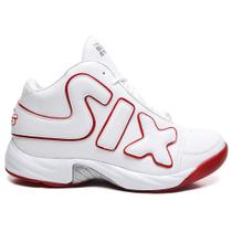 Tenis Six Street Zoom Freak Tamanho Especial - Branco E Vermelho