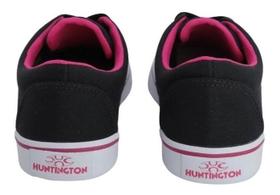 Tênis Skate Casual Huntington Preto Pink