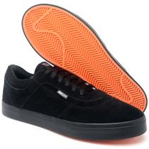 Tênis Skate Masculino Slip Six Street em Couro Preto