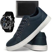 Tênis Skatista Casual + Relógio e Carteira Masculino Tênis Skatista Casual + Relógio e Carteira Masculino