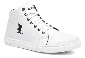 Tênis Skatista Masculino Polo Plus Cano Alto Estilo Urbano Tênis Skatista Masculino Polo Plus Cano Alto Estilo Urbano