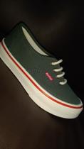 Tenis skatista unissex verde militar Tenis skatista unissex verde militar