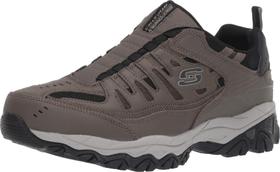 Tênis Skechers After Burn M. adequado para homens, marrom, tamanho 8