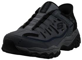 Tênis Skechers Afterburn M Fit Ridgeburn Slip-On Carvão 9,5