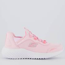Tênis Skechers Bounder Simple Cut Infantil Rosa Tênis Skechers Bounder Simple Cut Infantil Rosa
