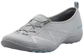 Tênis Skechers Breathe Easy-A Look Mary Jane Flat Cinza 39