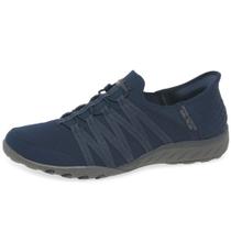 Tênis Skechers Breathe Easy-roll with ME Women Navy 8.5