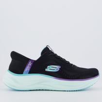 Tênis Skechers Cloud Plush Feminino Preto Tênis Skechers Cloud Plush Feminino Preto