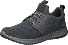 Tênis Skechers Delson-Camben para homens cinza com espuma viscoelástica
